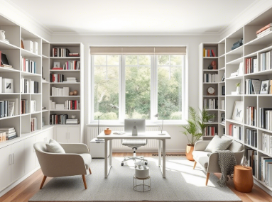 书房装修设计全攻略：从空间规划到功能布局的实操指南