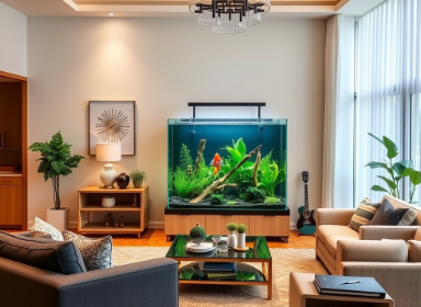 家用鱼缸选多大尺寸才合理？摆放位置的讲究与风水指南