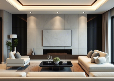 电视背景墙设计指南：现代简约、轻奢等风格的款式盘点