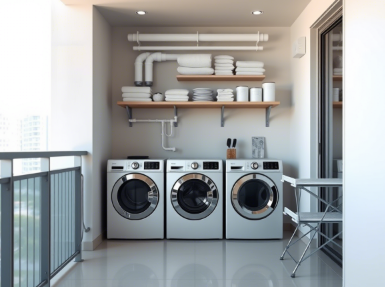 阳台变身洗衣房怎么做？水电改造、防水处理的避坑指南