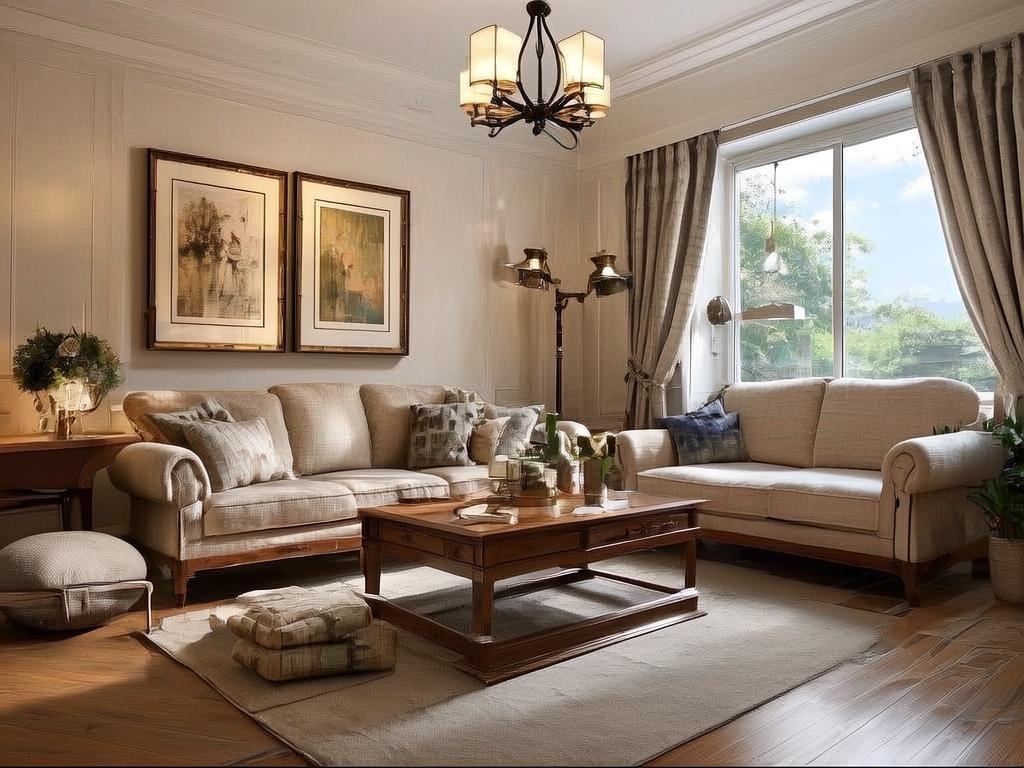 100平美式风格装修预算多少？半包12万打造100平刚需房参考