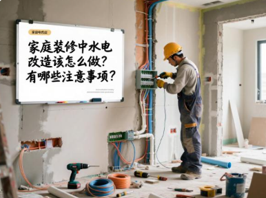 家庭装修中水电改造该怎么做？有哪些注意事项？