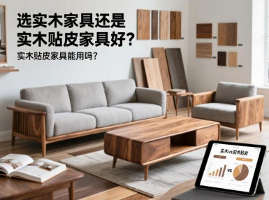 选实木家具还是实木贴皮家具好？实木贴皮家具能用吗？