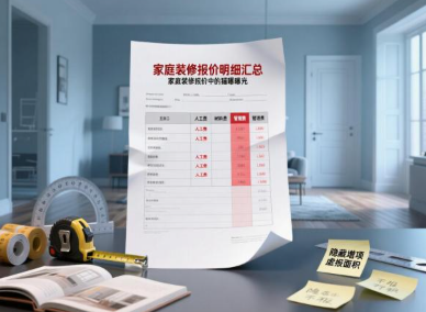 家庭装修报价明细表汇总 家庭装修报价中的猫腻曝光