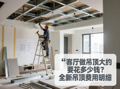 客厅做吊顶大约要花多少钱？全新吊顶费用明细