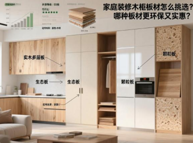 家庭装修木柜板材怎么挑选？哪种板材更环保又实惠？