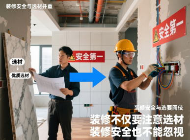 装修不仅要注意选材,装修安全也不能忽视 装修不仅要注意选材,装修安全也不能忽视