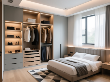 如何打造卧室衣帽间？卧室衣帽间设计核心思路