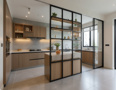 如何做好厨房隔断？厨房隔断装修设计方案分享